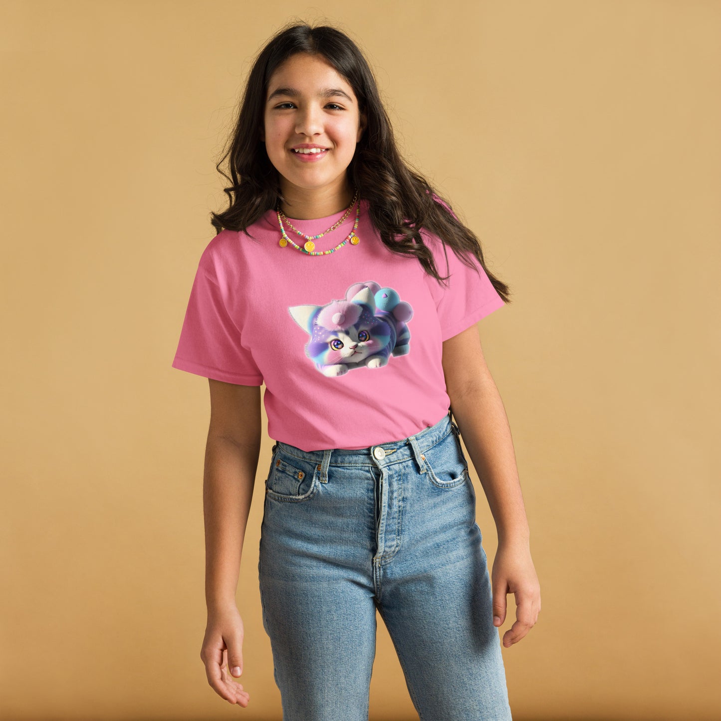 Galaxy Kitty Kids T-Shirt