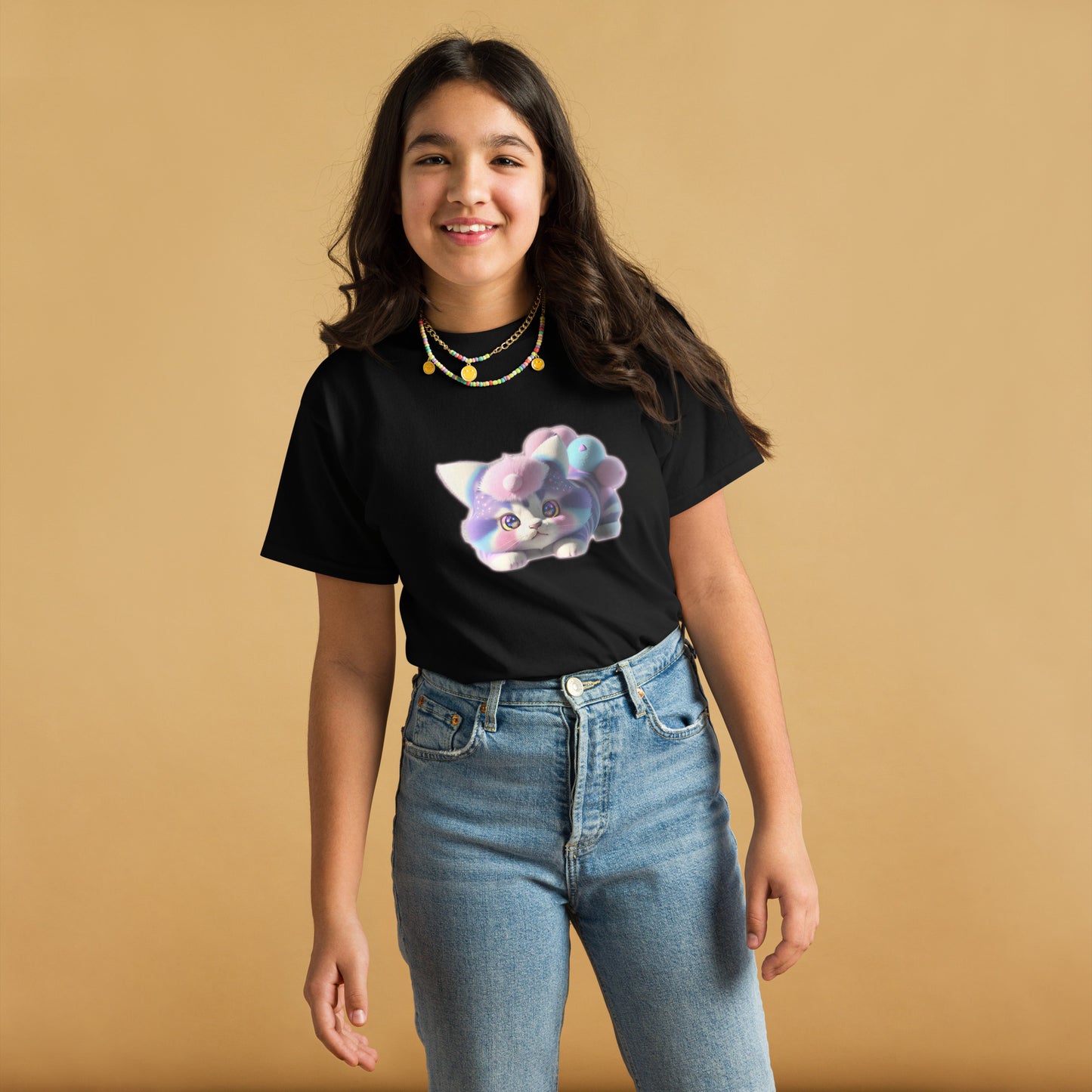 Galaxy Kitty Kids T-Shirt