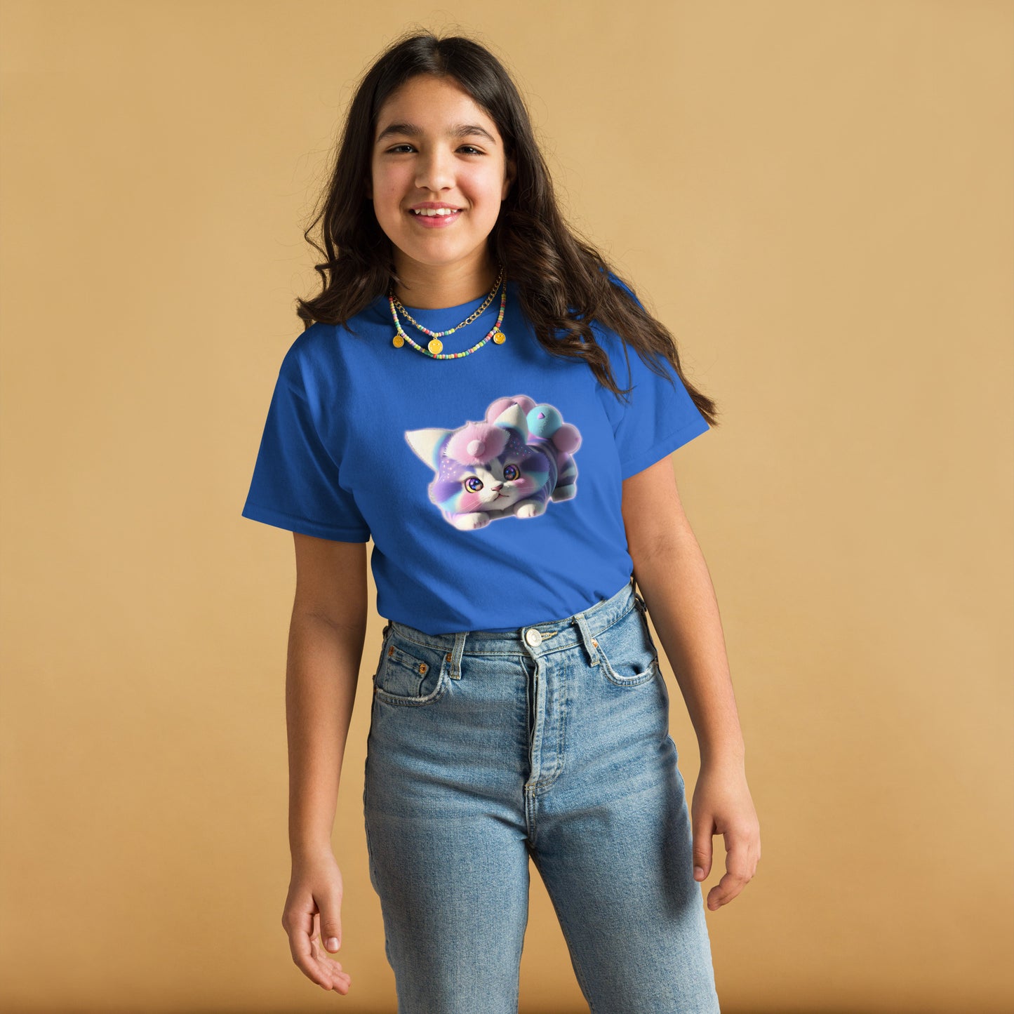 Galaxy Kitty Kids T-Shirt