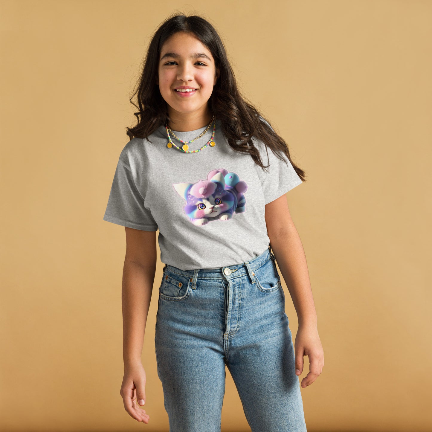 Galaxy Kitty Kids T-Shirt